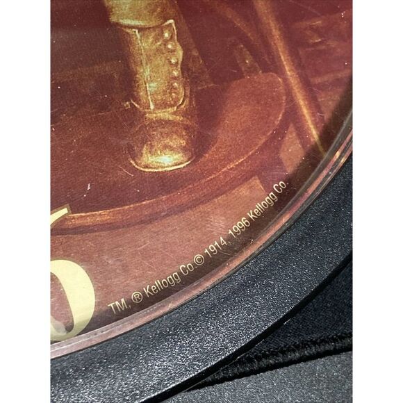 Collectible Wall Clock Kelloggs Toasted Corn Flakes "Stuffed" Model 1996 Vintage - Picture 2 of 4